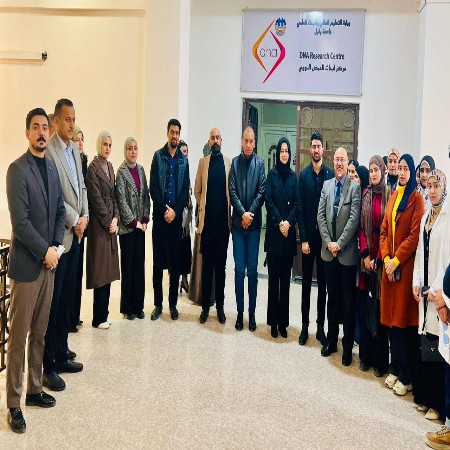 زياره علمية  لطلبة  كلية  التقانات  الاحيائية  الطبية-جامعة  القاسم  الخضراء 