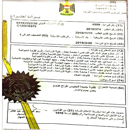 تقنية جديدة لتجنبس افراخ النعام بعمر يوم واحد