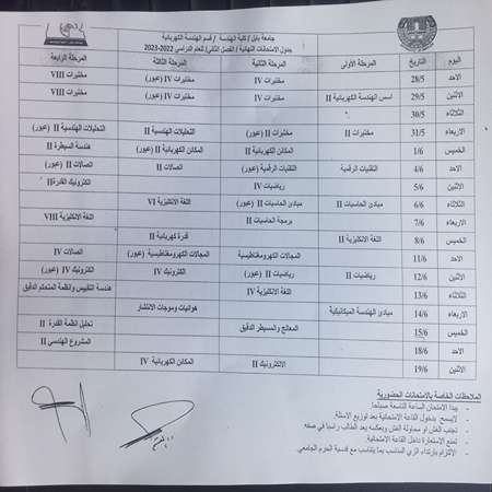 اعلام جامعة بابل - كلية الهندسة