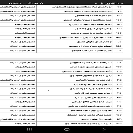 اعلام جامعة بابل - كلية العلوم