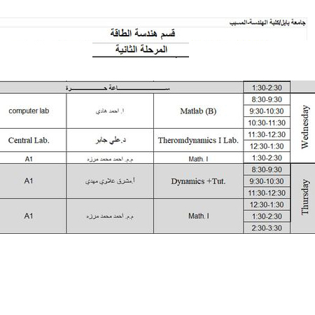 اعلام جامعة بابل - كلية الادارة والاقتصاد