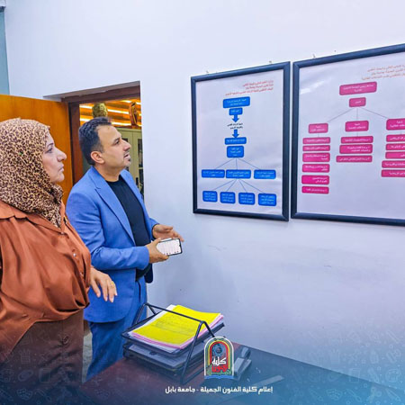 اعلام جامعة بابل - كلية فنون الجميلة