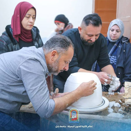 اعلام جامعة بابل - كلية فنون الجميلة