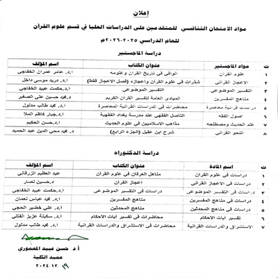 اعلام جامعة بابل - كلية الادارة والاقتصاد