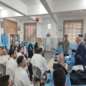 اعلام جامعة بابل - كلية طب حمورابي