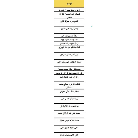 اعلام جامعة بابل - كلية فنون الجميلة