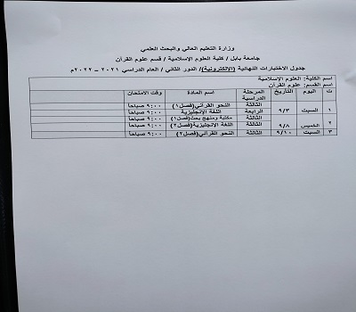 اعلام جامعة بابل - كلية الادارة والاقتصاد