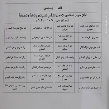 اعلام جامعة بابل - كلية الادارة والاقتصاد