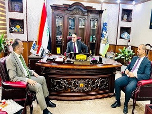 مساعد رئيس جامعة بابل يناقش خطة انجاز مشروع القاعات الدراسية في كلية الصيدلة