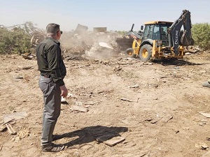 شعبة المخازن والتجهيزات تهيئ ساحة كبرى لاستيعاب المواد المستهلكة