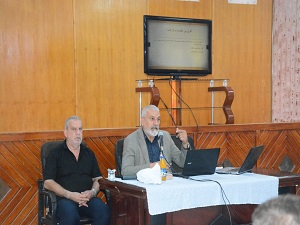 مدير مركز بابل د. بدر ناصر حسين ألقى محاضرة علمية في مديرية الأقسام الداخلية