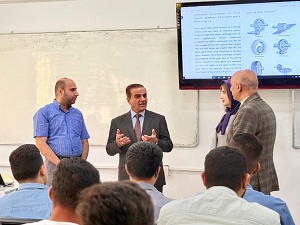 رئيس جامعة بابل يتفقد كليتي الهندسة وهندسة المواد