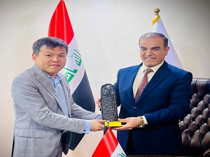 رئيس جامعة بابل يستقبل وفد الشركة العالمية الصينية هواوي