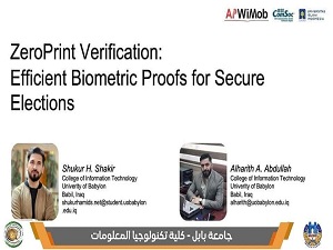 باحثان من كلية تكنولوجيا المعلومات يشاركان في مؤتمر IEEE العالمي ببحث يعزز أمان التصويت الإلكتروني