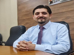 شهادة تقديرية من دار النشر العالمية Frontiers لتدريسي في كلية الطب