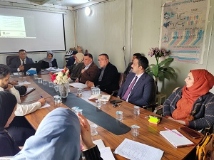 مشاركة تدريسية في مركز البحوث و الدراسات ضمن فريق التغيير المناخي لديوان محافظة بابل ...