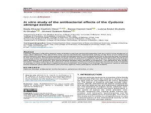 (Evalution of the active compound and antibacterial activity)