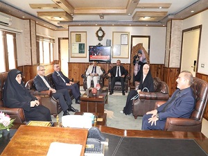 Enhancing  Cooperation Between the University of Babylon and Al-Zahra University.