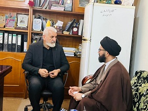 مدير مركز بابل للدراسات الحضارية يستقبل الخطيب السيد محمد الصافي ويطلعه على أنشطة المركز
