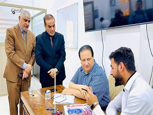 رئيس جامعة بابل يتفقد سير الامتحانات النهائية في كلية طب حمورابي