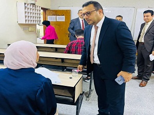 لجنة رئاسية تتابع سير الامتحانات في كليات الجامعة