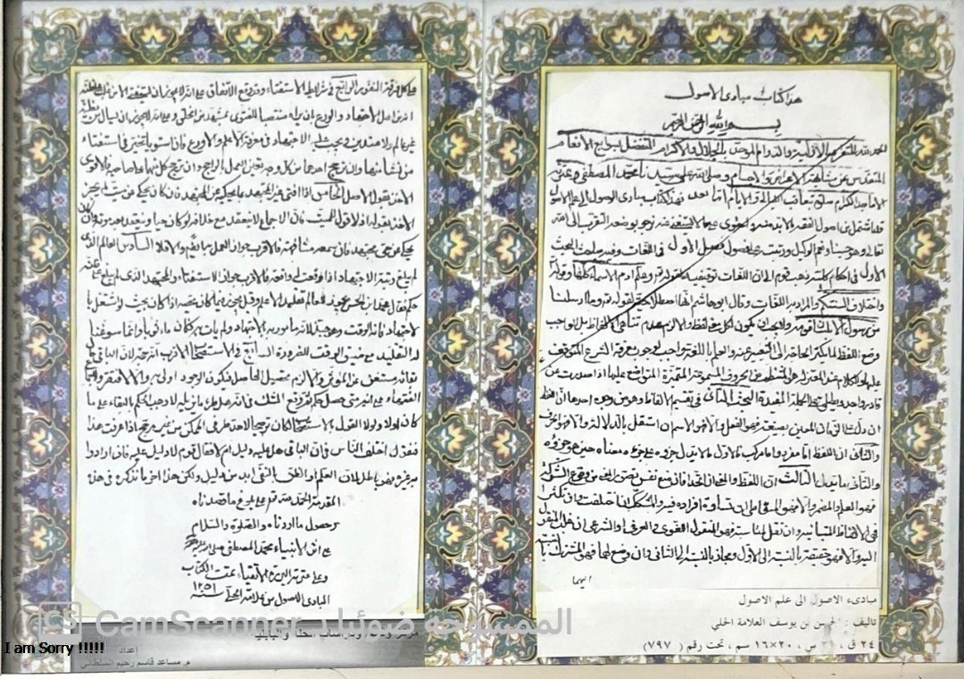 صورة المخطوطة